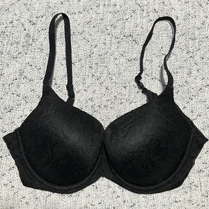 Black, Lacey bra